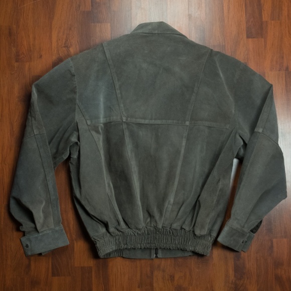 100% Polyamide D'Aqino Men's Brown Jacket - Picture 2 of 2